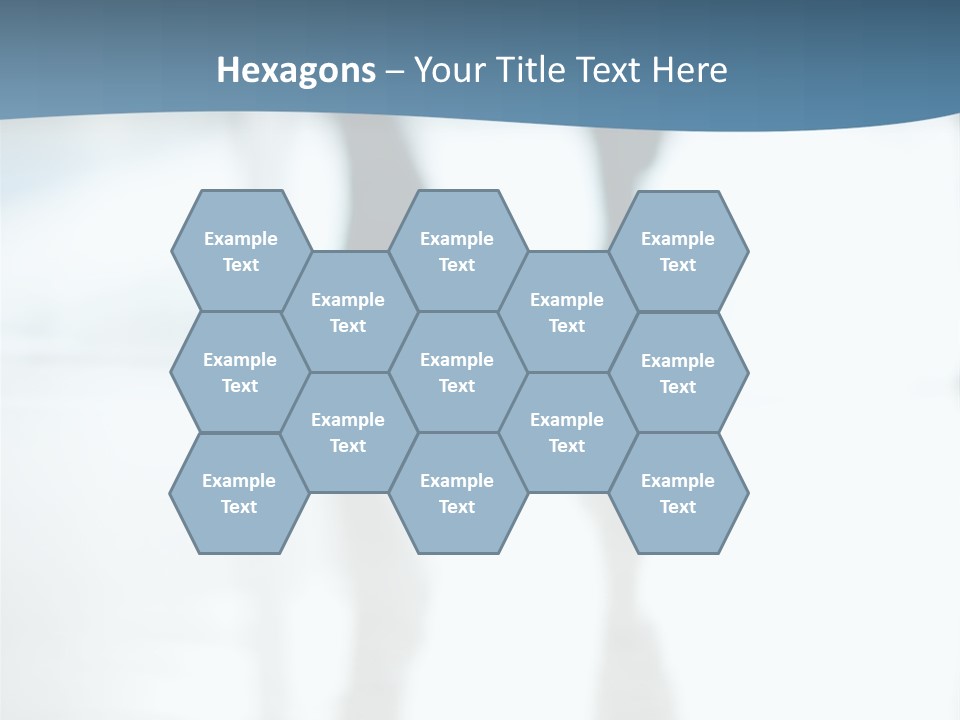 A Group Of People Walking Through A Lobby PowerPoint Template