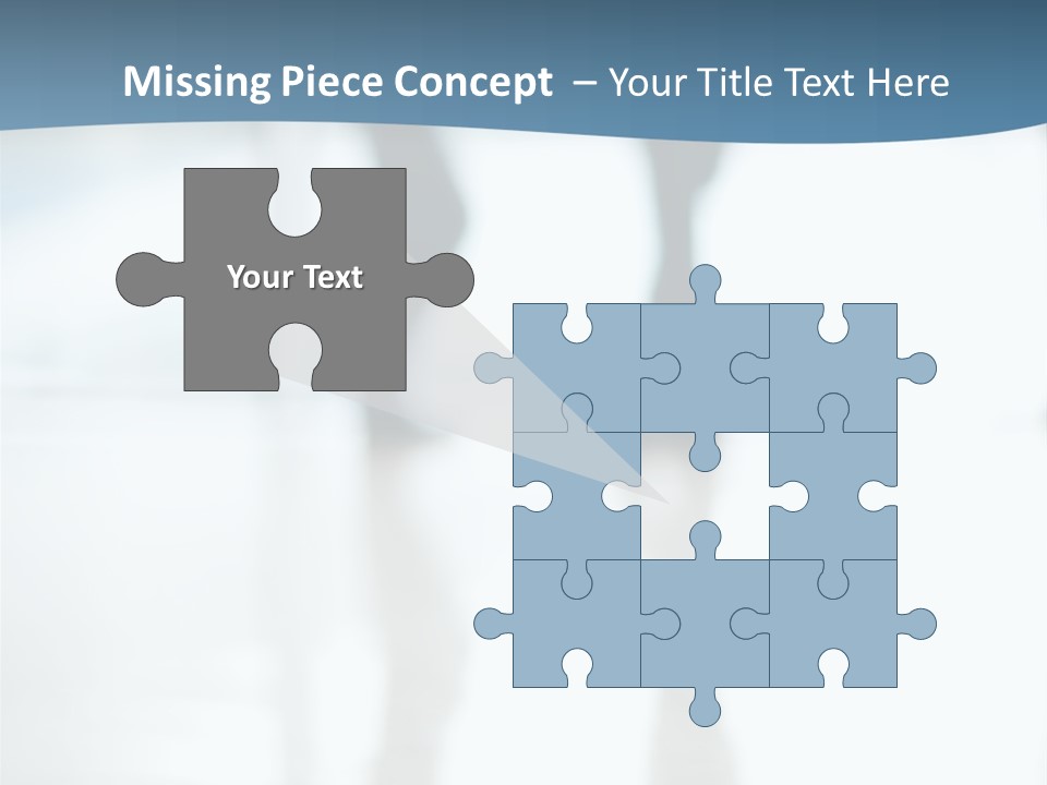 A Group Of People Walking Through A Lobby PowerPoint Template