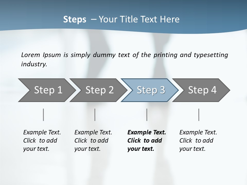 A Group Of People Walking Through A Lobby PowerPoint Template
