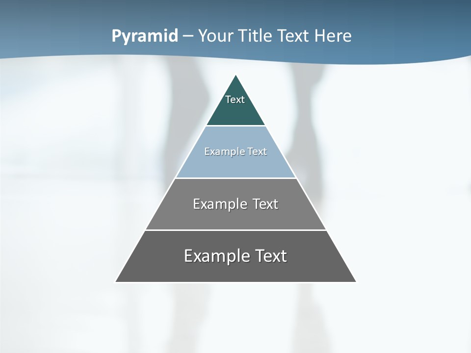 A Group Of People Walking Through A Lobby PowerPoint Template