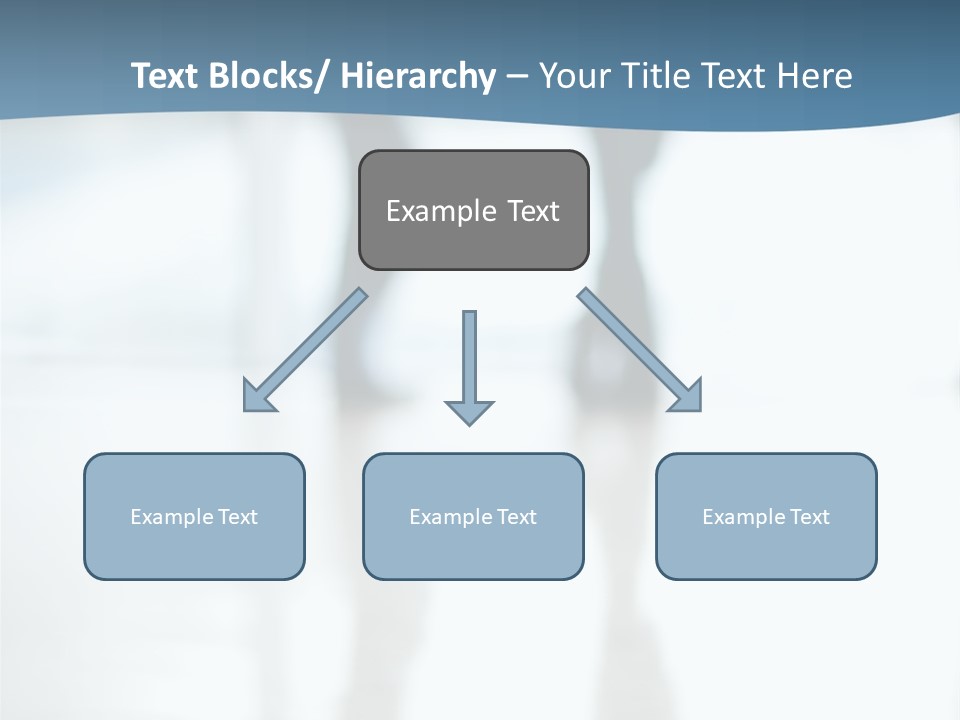 A Group Of People Walking Through A Lobby PowerPoint Template