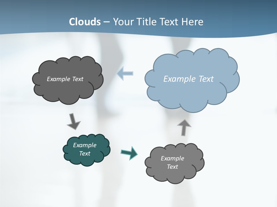 A Group Of People Walking Through A Lobby PowerPoint Template