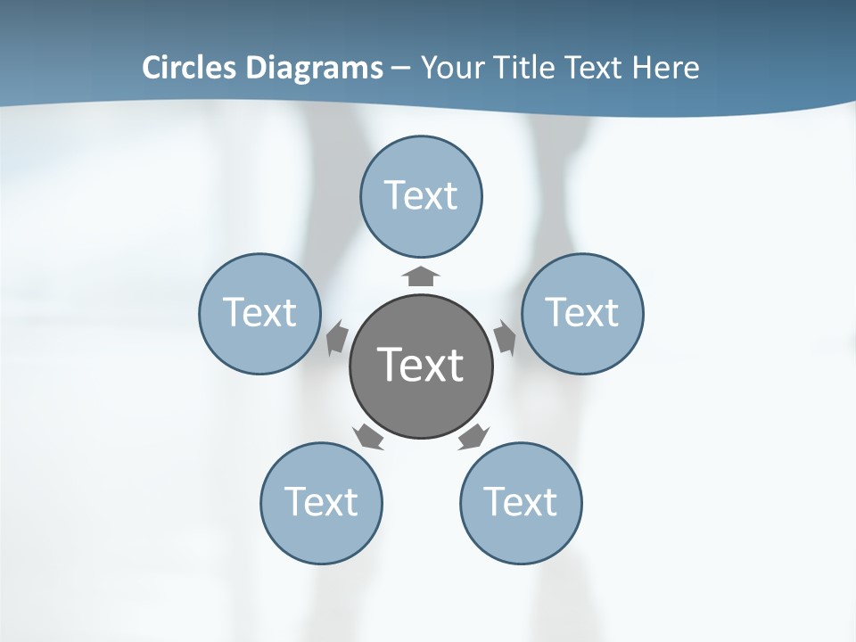 A Group Of People Walking Through A Lobby PowerPoint Template