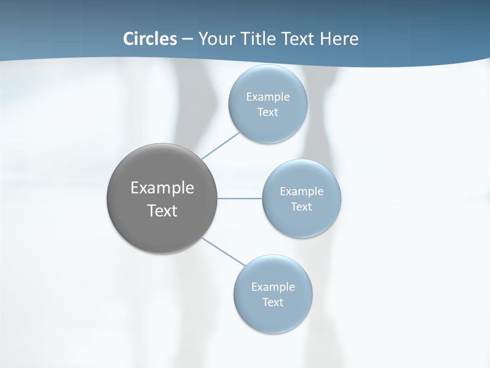 A Group Of People Walking Through A Lobby PowerPoint Template