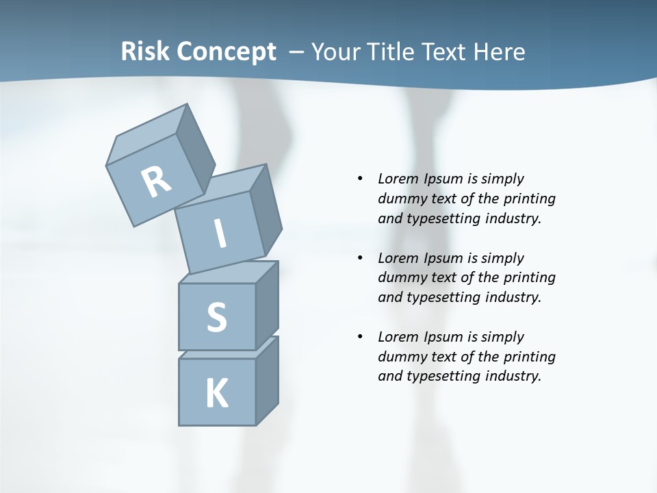 A Group Of People Walking Through A Lobby PowerPoint Template