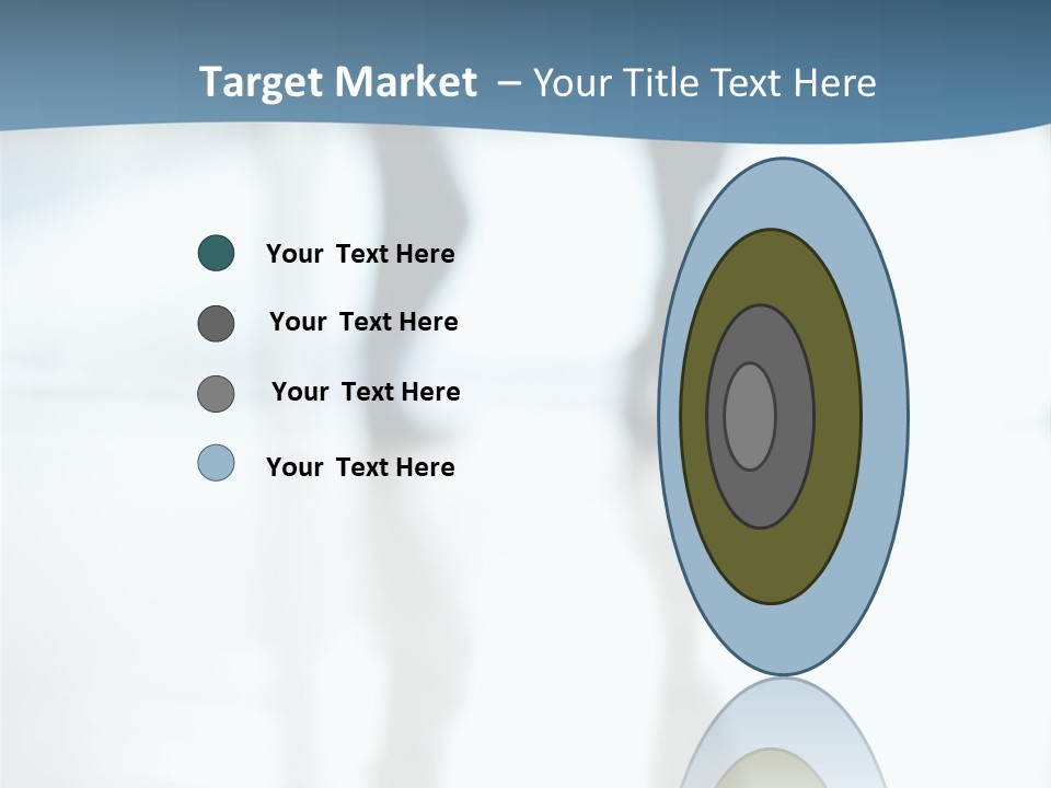 A Group Of People Walking Through A Lobby PowerPoint Template