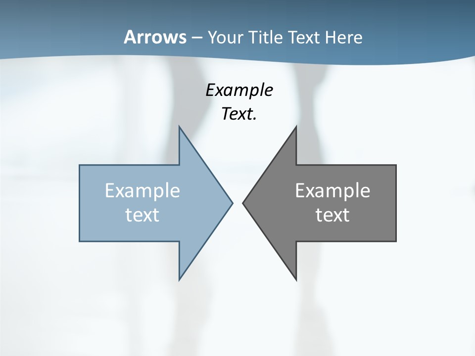 A Group Of People Walking Through A Lobby PowerPoint Template