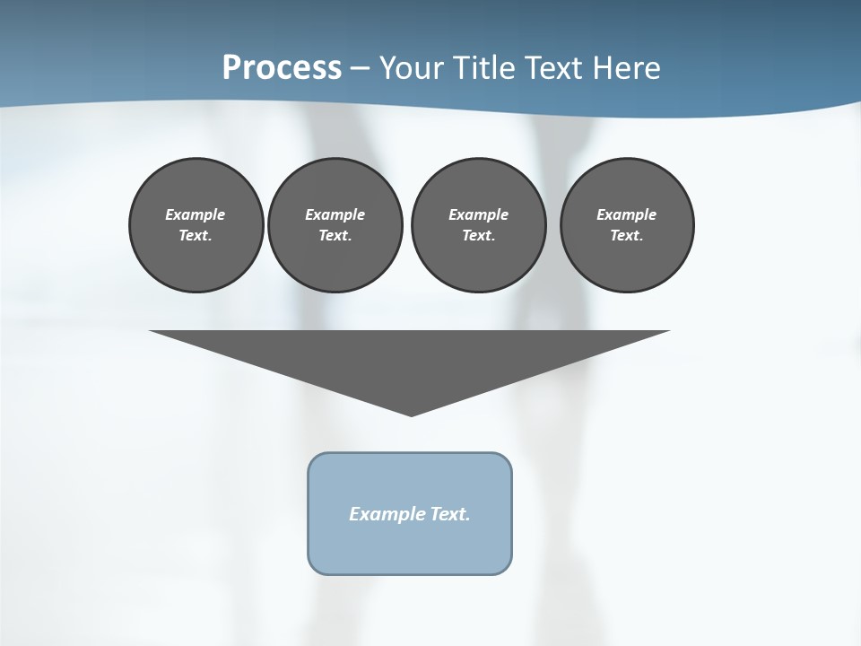 A Group Of People Walking Through A Lobby PowerPoint Template