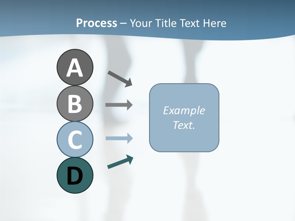 A Group Of People Walking Through A Lobby PowerPoint Template