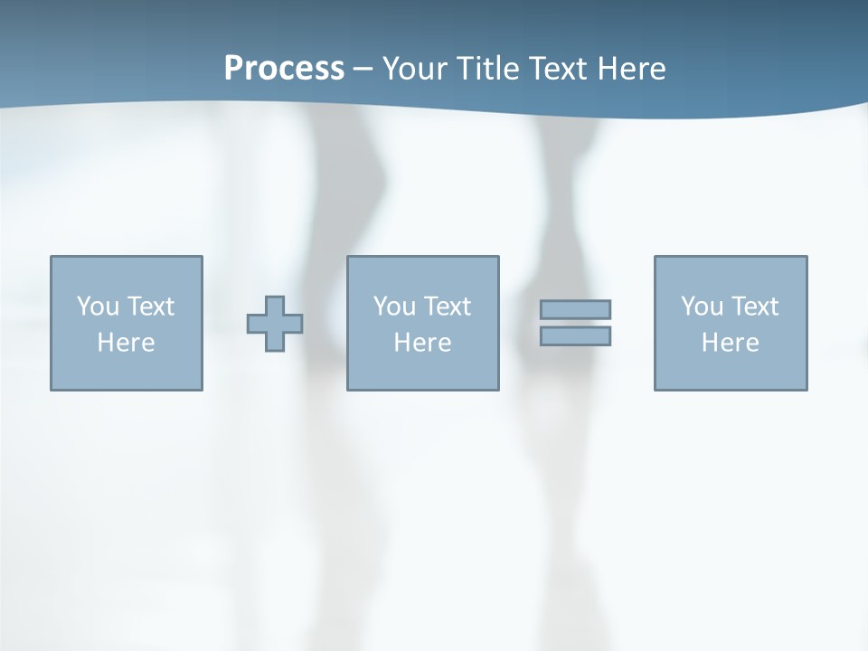 A Group Of People Walking Through A Lobby PowerPoint Template