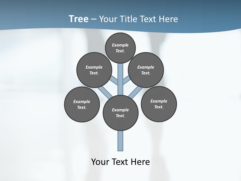 A Group Of People Walking Through A Lobby PowerPoint Template