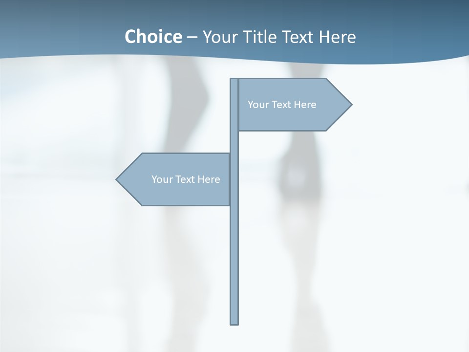 A Group Of People Walking Through A Lobby PowerPoint Template