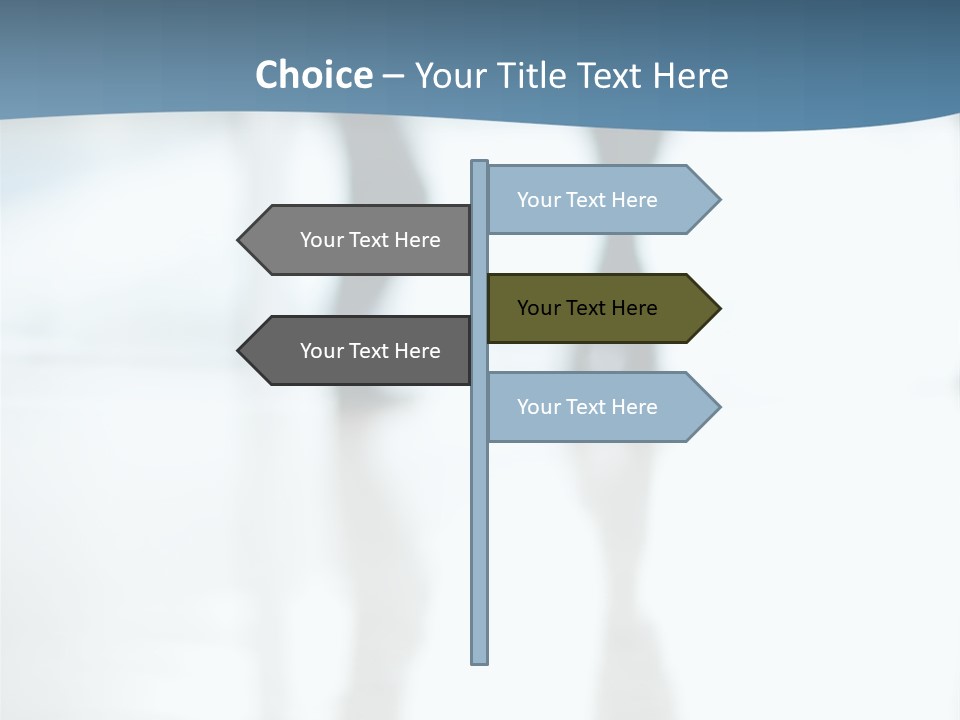 A Group Of People Walking Through A Lobby PowerPoint Template