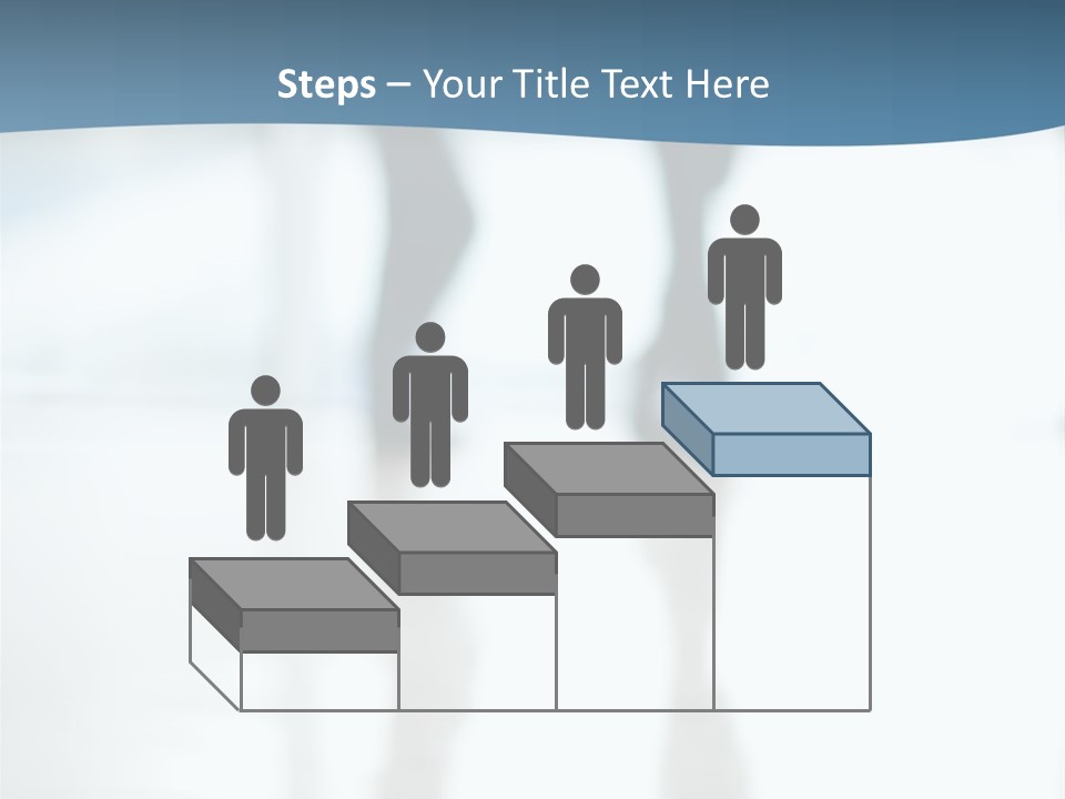 A Group Of People Walking Through A Lobby PowerPoint Template