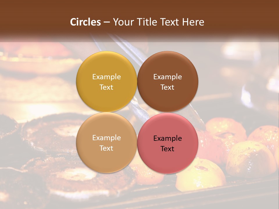 A Person Cutting A Piece Of Food With A Pair Of Scissors PowerPoint Template