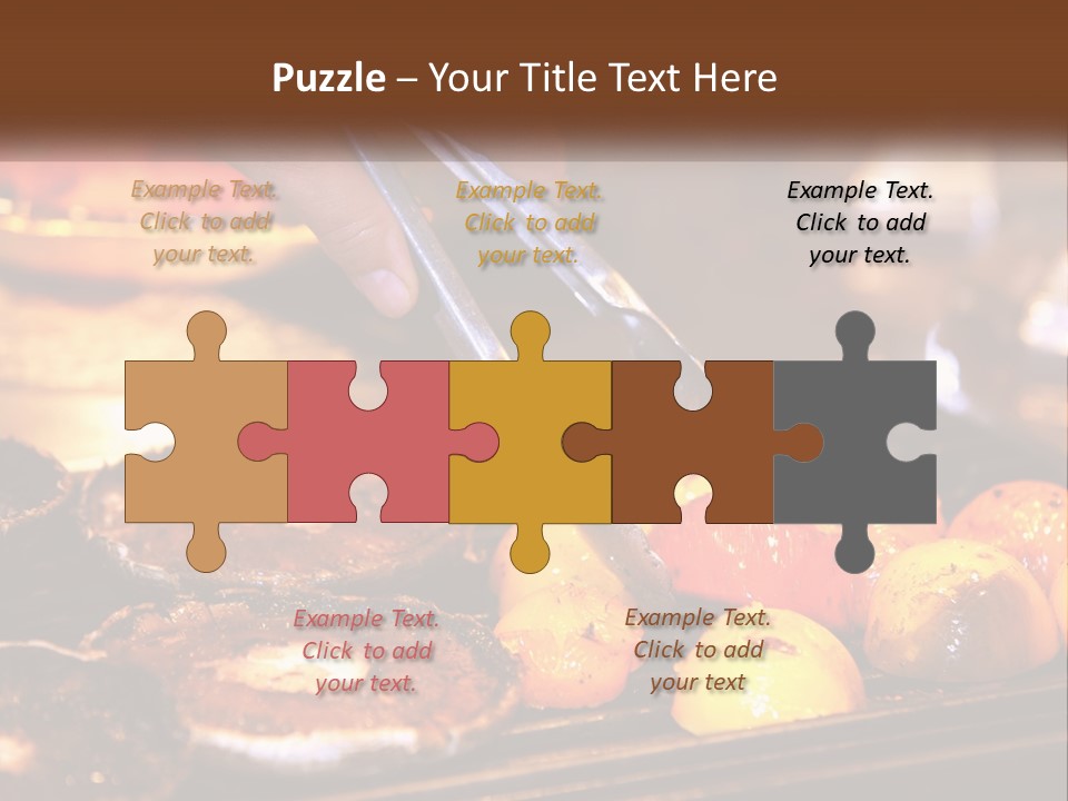 A Person Cutting A Piece Of Food With A Pair Of Scissors PowerPoint Template