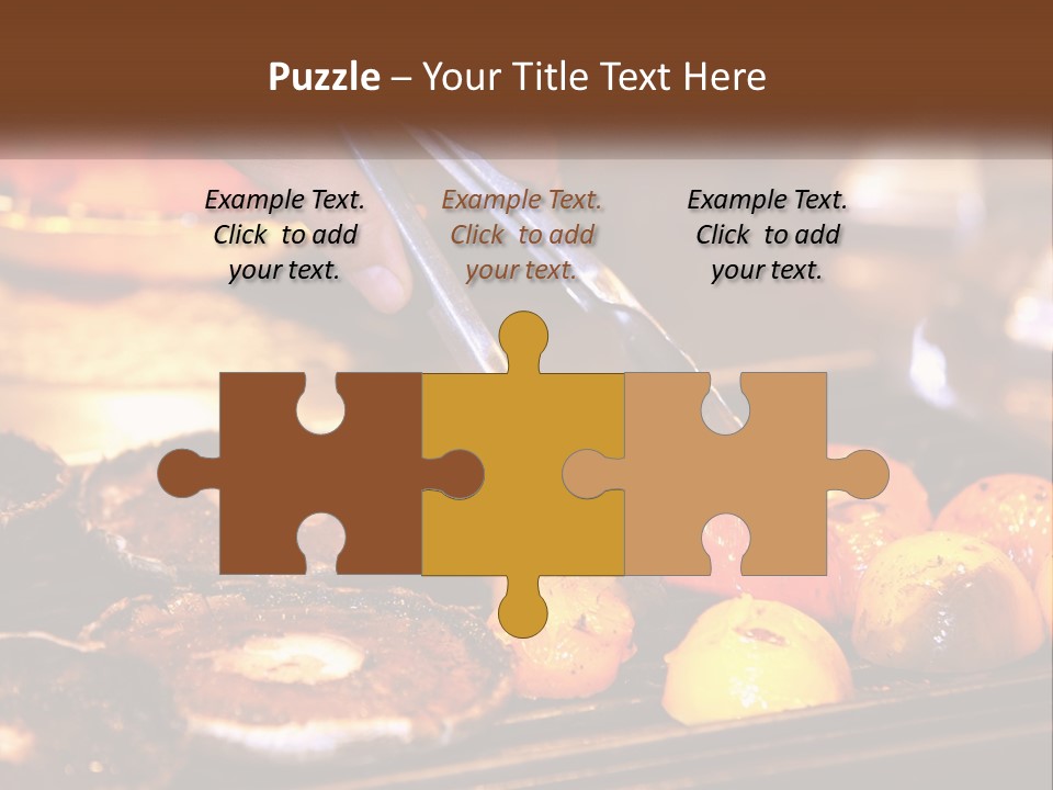 A Person Cutting A Piece Of Food With A Pair Of Scissors PowerPoint Template