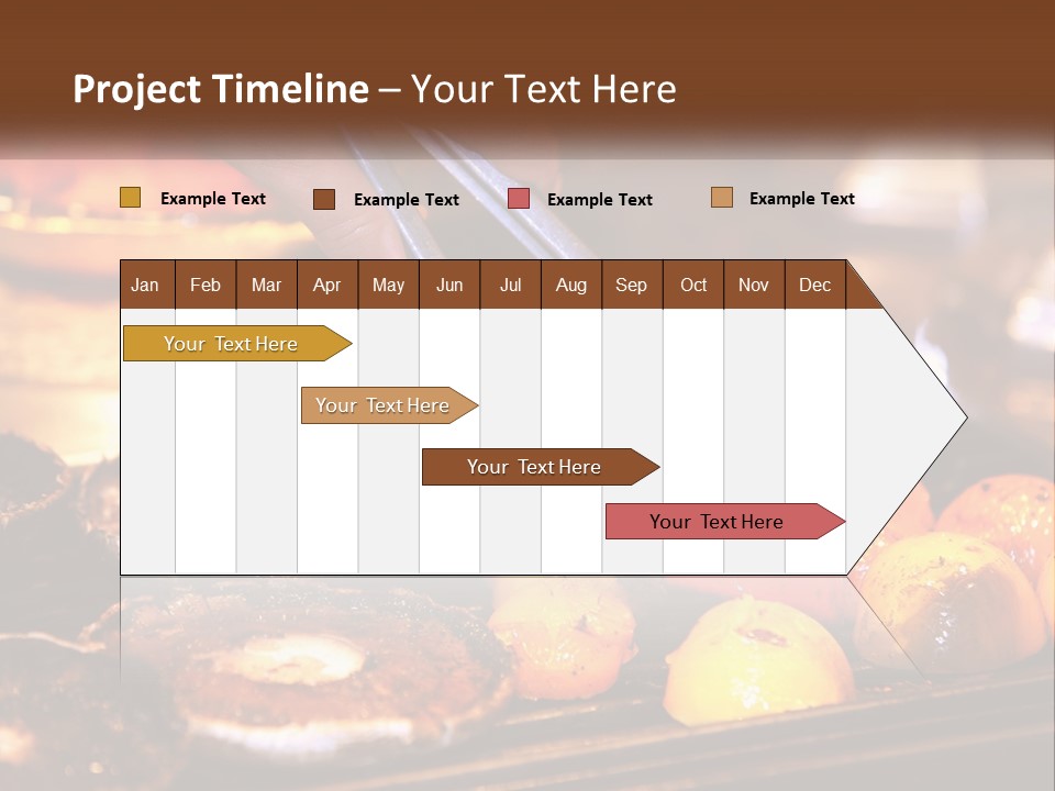 A Person Cutting A Piece Of Food With A Pair Of Scissors PowerPoint Template