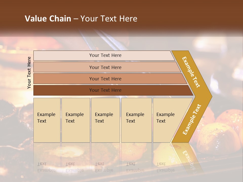 A Person Cutting A Piece Of Food With A Pair Of Scissors PowerPoint Template