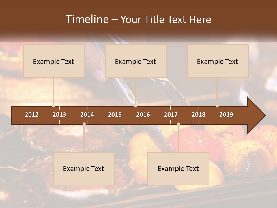 A Person Cutting A Piece Of Food With A Pair Of Scissors PowerPoint Template