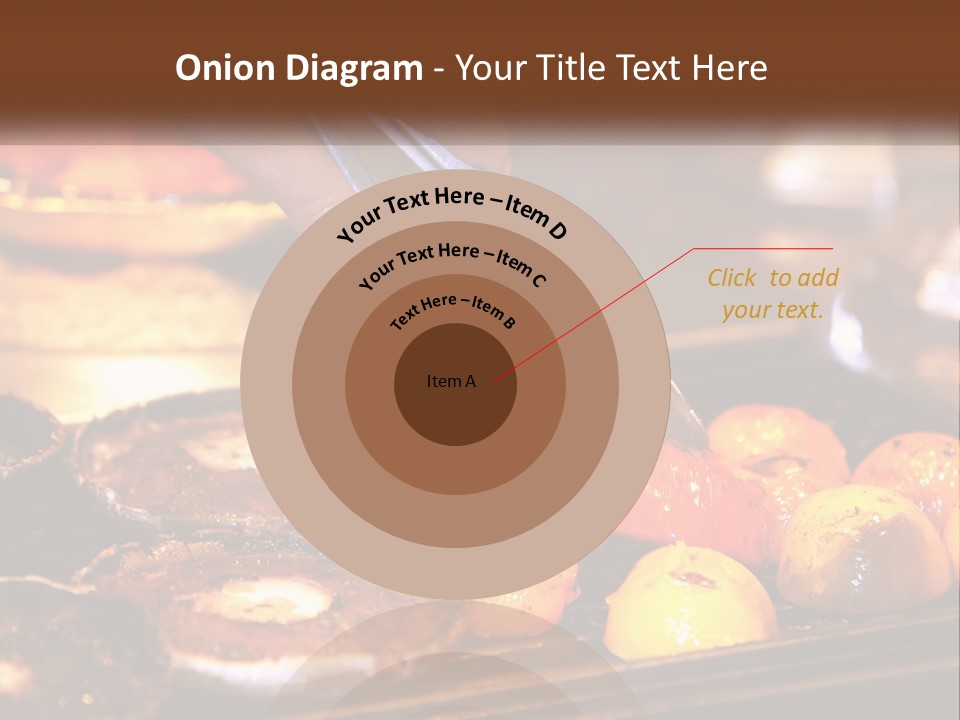 A Person Cutting A Piece Of Food With A Pair Of Scissors PowerPoint Template