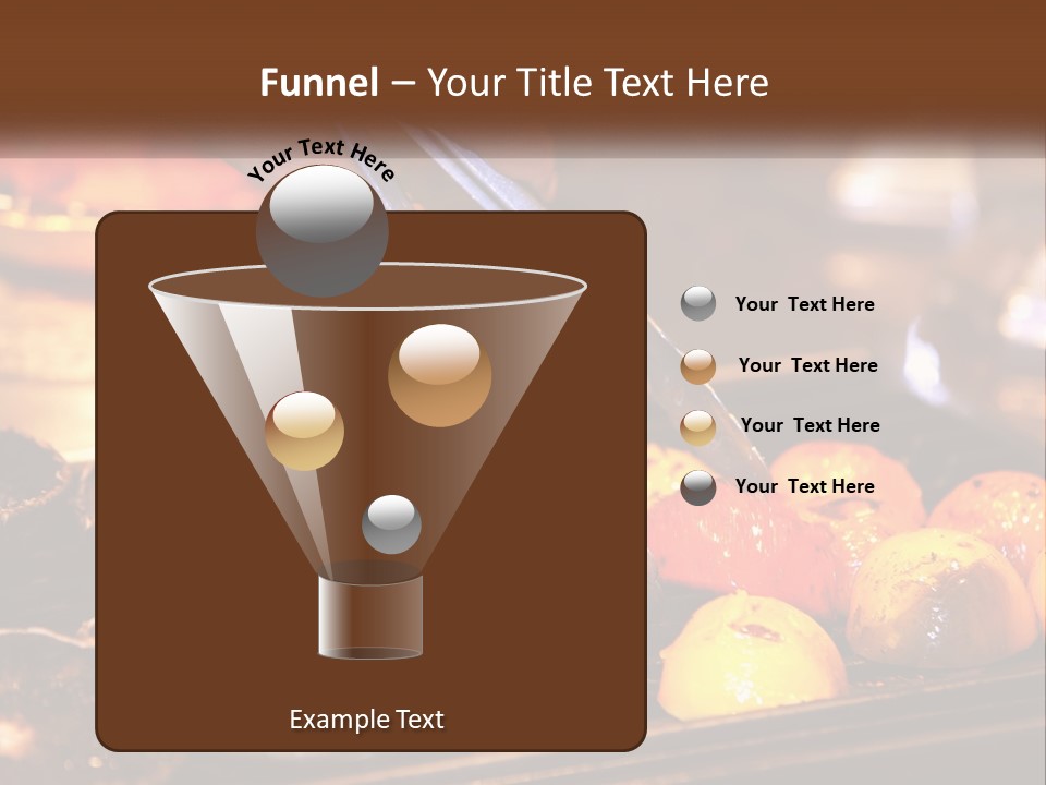 A Person Cutting A Piece Of Food With A Pair Of Scissors PowerPoint Template