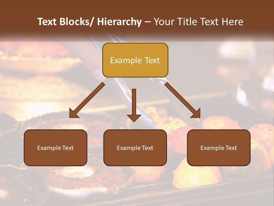 A Person Cutting A Piece Of Food With A Pair Of Scissors PowerPoint Template
