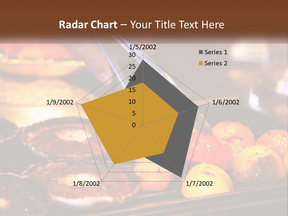 A Person Cutting A Piece Of Food With A Pair Of Scissors PowerPoint Template