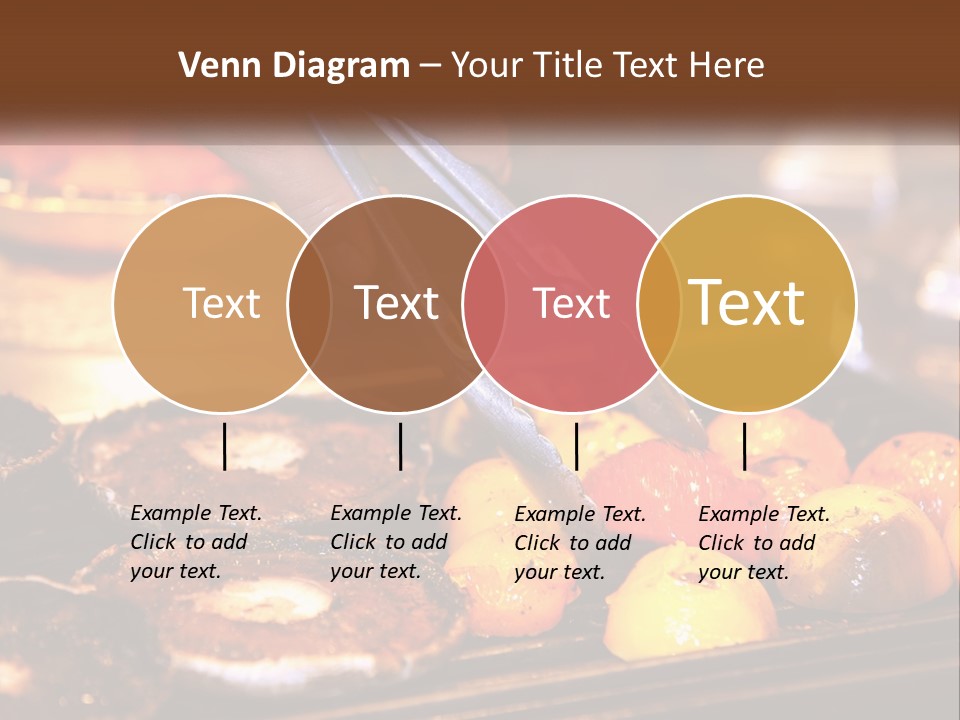 A Person Cutting A Piece Of Food With A Pair Of Scissors PowerPoint Template