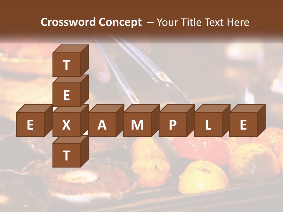 A Person Cutting A Piece Of Food With A Pair Of Scissors PowerPoint Template