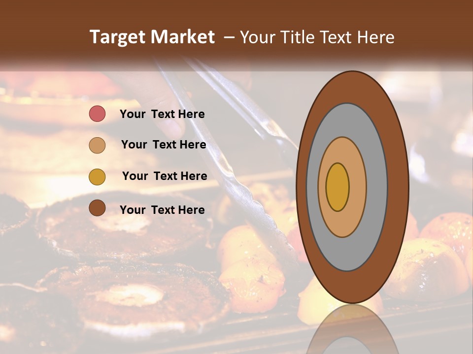 A Person Cutting A Piece Of Food With A Pair Of Scissors PowerPoint Template