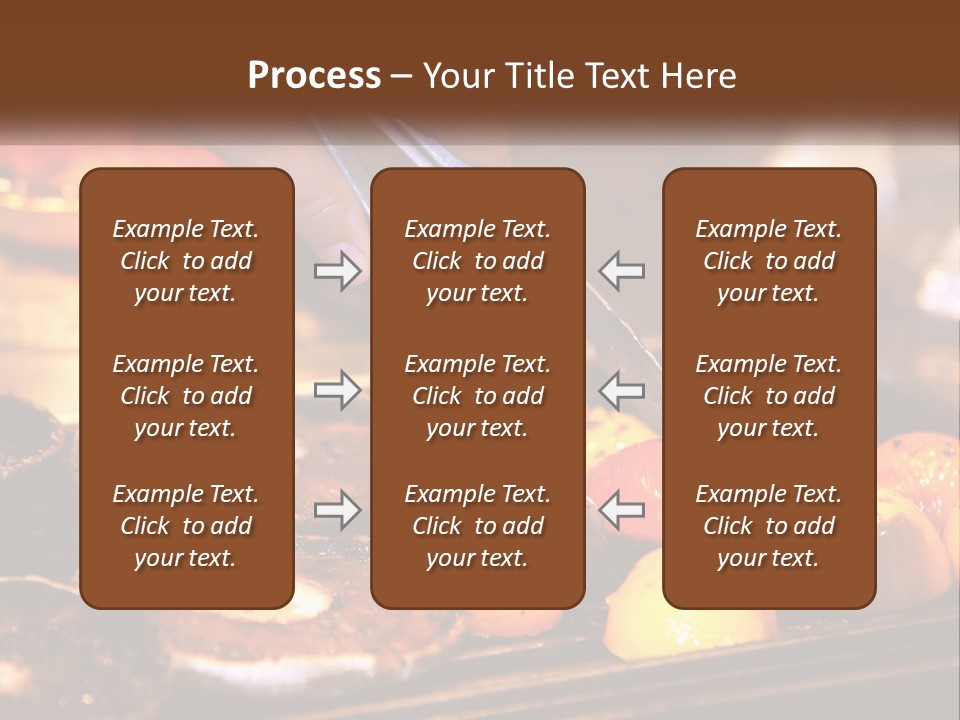 A Person Cutting A Piece Of Food With A Pair Of Scissors PowerPoint Template