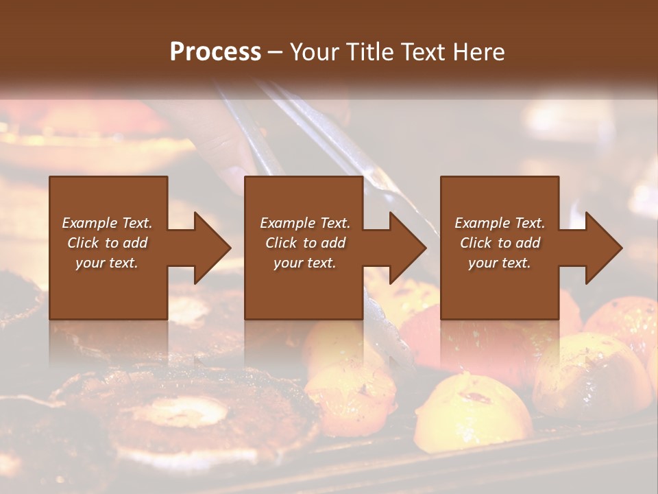 A Person Cutting A Piece Of Food With A Pair Of Scissors PowerPoint Template