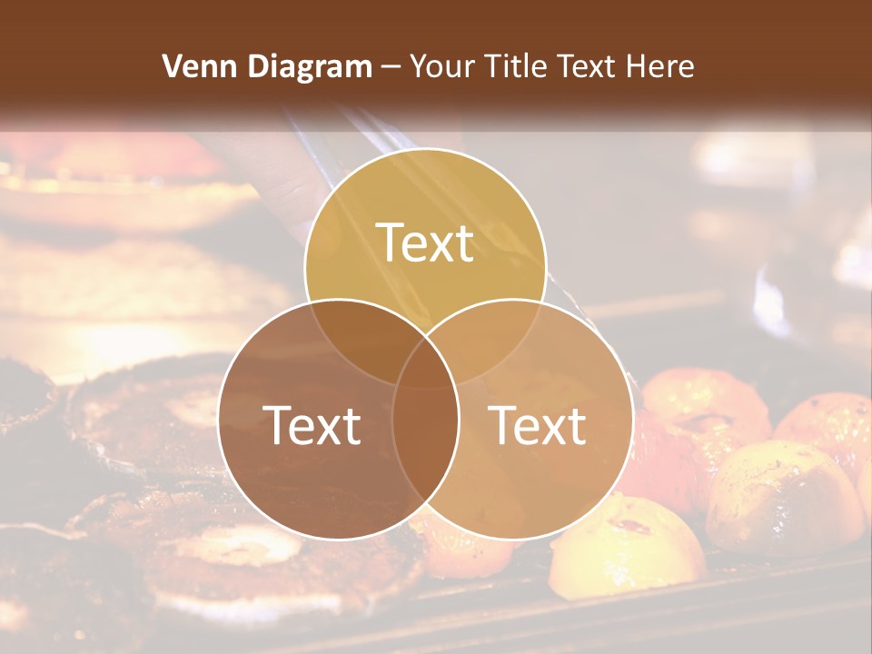 A Person Cutting A Piece Of Food With A Pair Of Scissors PowerPoint Template