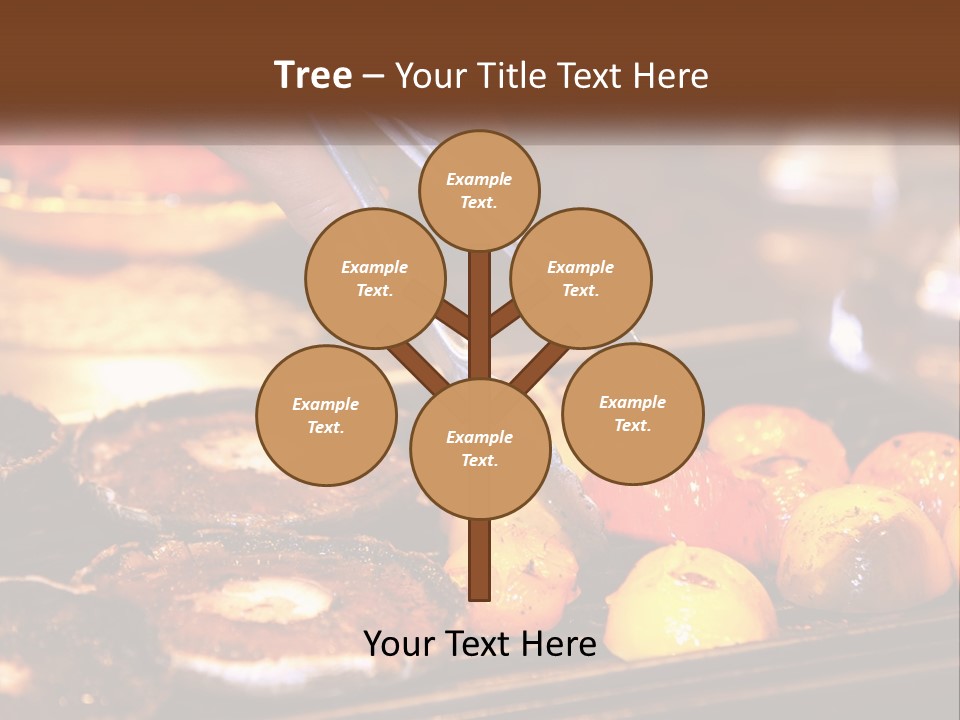 A Person Cutting A Piece Of Food With A Pair Of Scissors PowerPoint Template