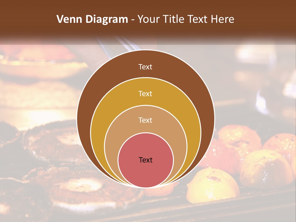 A Person Cutting A Piece Of Food With A Pair Of Scissors PowerPoint Template