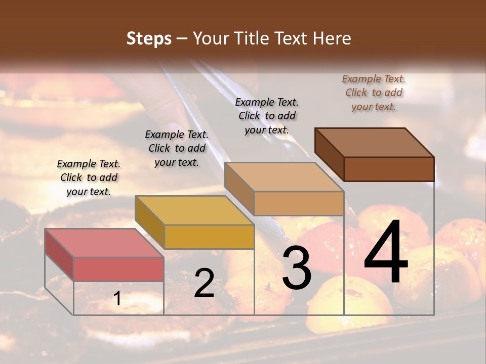A Person Cutting A Piece Of Food With A Pair Of Scissors PowerPoint Template