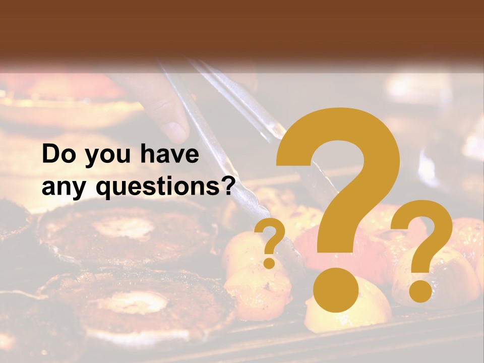 A Person Cutting A Piece Of Food With A Pair Of Scissors PowerPoint Template