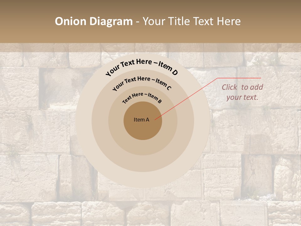 A Wall Of Stone Blocks With Plants Growing Out Of It PowerPoint Template