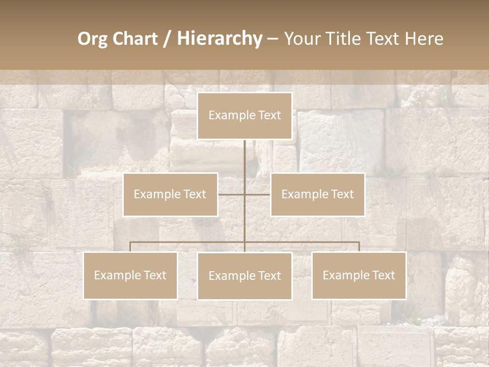 A Wall Of Stone Blocks With Plants Growing Out Of It PowerPoint Template
