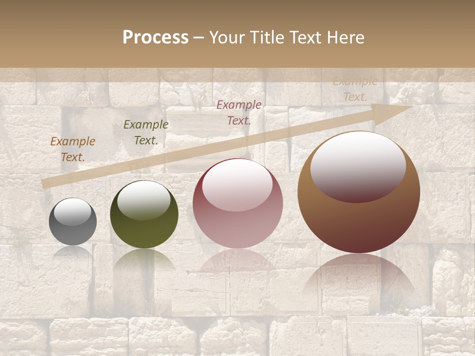 A Wall Of Stone Blocks With Plants Growing Out Of It PowerPoint Template