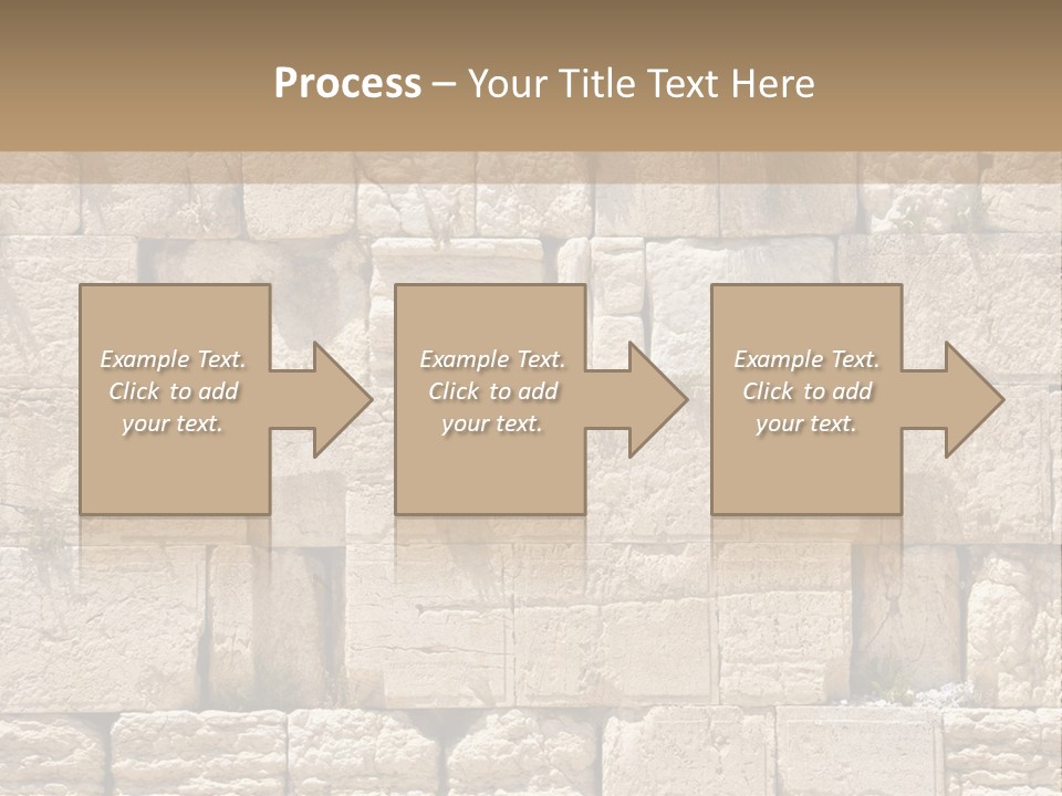 A Wall Of Stone Blocks With Plants Growing Out Of It PowerPoint Template