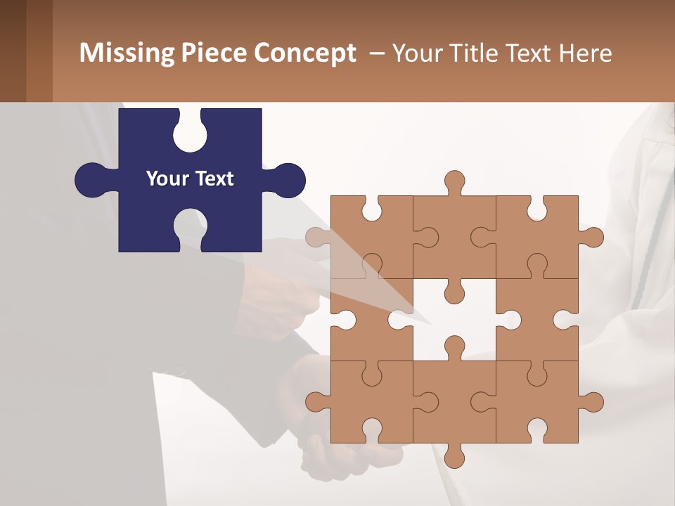 A Man And A Woman Exchanging A Diploma PowerPoint Template