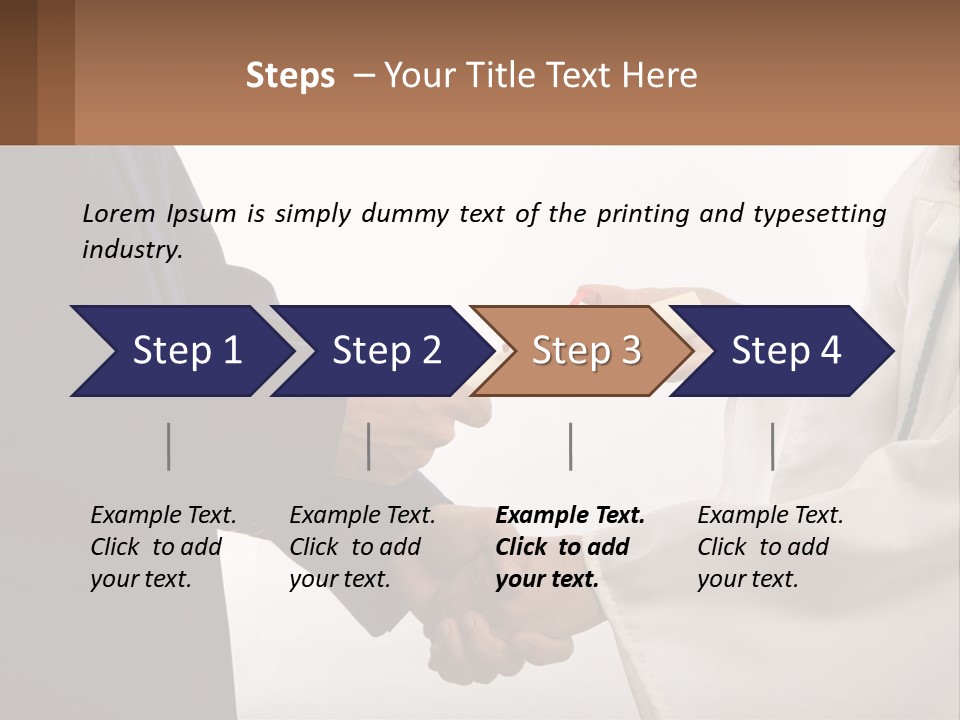 A Man And A Woman Exchanging A Diploma PowerPoint Template