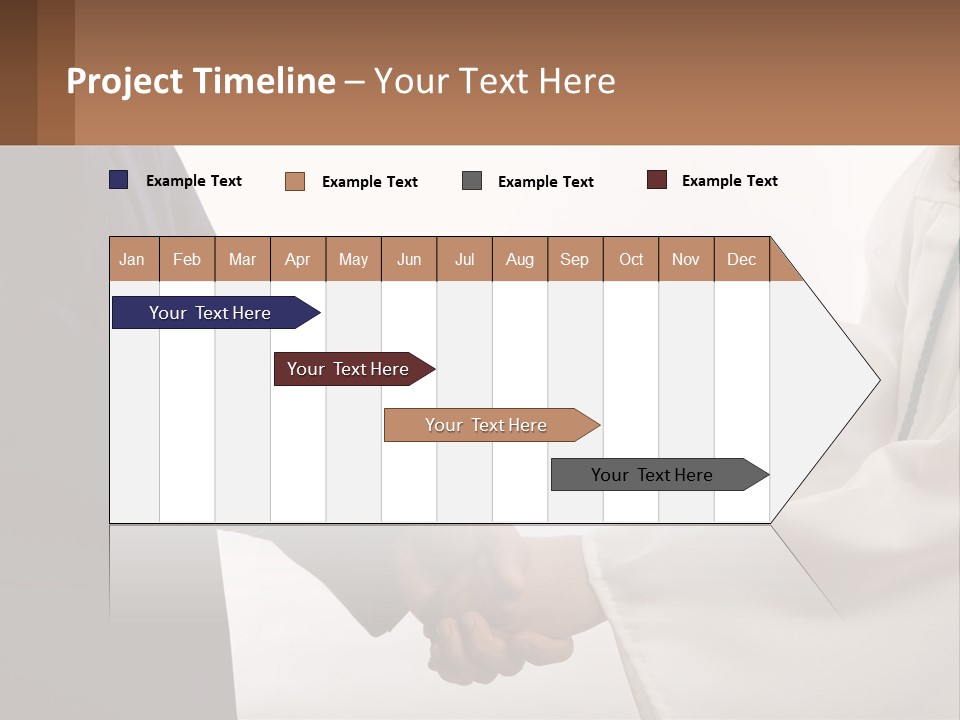 A Man And A Woman Exchanging A Diploma PowerPoint Template