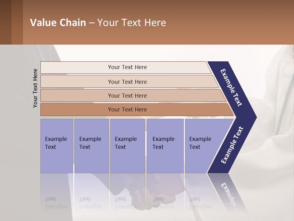 A Man And A Woman Exchanging A Diploma PowerPoint Template