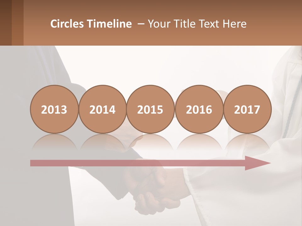 A Man And A Woman Exchanging A Diploma PowerPoint Template