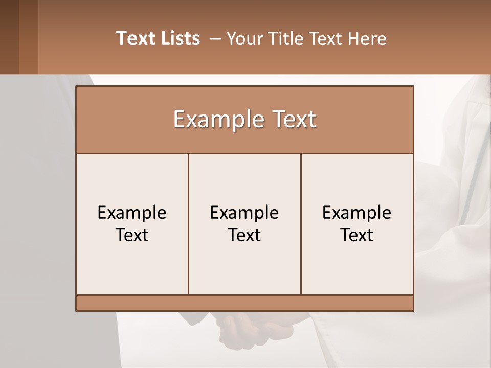 A Man And A Woman Exchanging A Diploma PowerPoint Template