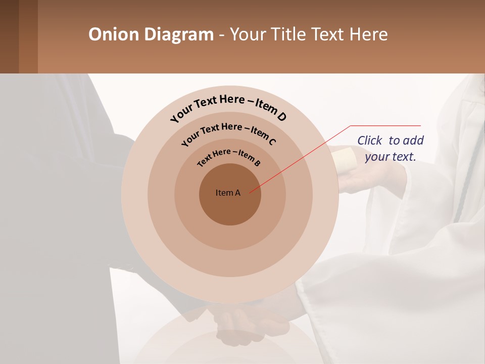 A Man And A Woman Exchanging A Diploma PowerPoint Template