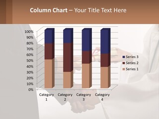 A Man And A Woman Exchanging A Diploma PowerPoint Template